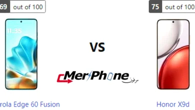 مقارنة بروز الكاميرا في Motorola Edge 60 Fusion و Honor X9d
