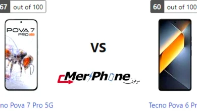 صورة توضح التنقل بالإيماءات في Tecno Pova 7 Pro 5G و Tecno Pova 6 Pro