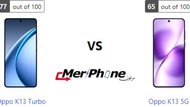 مقارنة لوحة الإشعارات في Oppo K13 Turbo و Oppo K13 5G