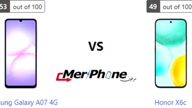 صورة توضح دعم الذاكرة الخارجية في Samsung Galaxy A07 4G و Honor X6c