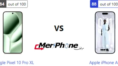 صورة توضح عزل الخلفية في Google Pixel 10 Pro XL و Apple iPhone Air
