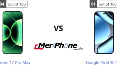 صورة توضح سرعة استجابة الشاشة في Xiaomi 17 Pro Max و Google Pixel 10 Pro
