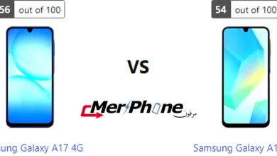 صورة توضيحية لعلبة Samsung Galaxy A17 4G و Samsung Galaxy A16 4G
