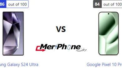 صورة توضح تسجيل الشاشة في Samsung Galaxy S24 Ultra و Google Pixel 10 Pro XL