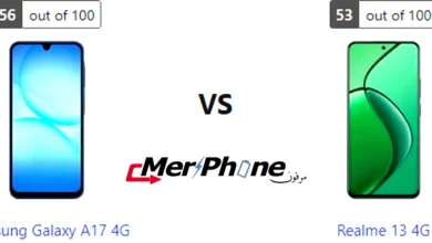 مقارنة واجهة المستخدم في Samsung Galaxy A17 4G و Realme 13 4G