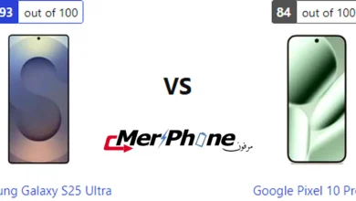 صورة توضح التنقل بالإيماءات في Samsung Galaxy S25 Ultra و Google Pixel 10 Pro XL