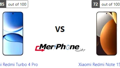 مقارنة وضوح الشاشة تحت الشمس لـ Xiaomi Redmi Turbo 4 Pro و Xiaomi Redmi Note 15 Pro 5G
