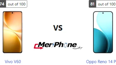 مقارنة الملحقات المرفقة مع Vivo V60 و Oppo Reno 14 Pro