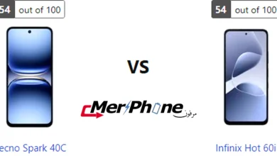 صورة توضح المساحة الخاصة في Tecno Spark 40C و Infinix Hot 60i