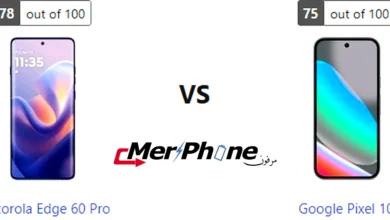صورة توضح زجاج الحماية في Motorola Edge 60 Pro و Google Pixel 10