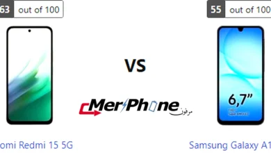 توزيع الأزرار والمنافذ في Xiaomi Redmi 15 5G و Samsung Galaxy A17 5G