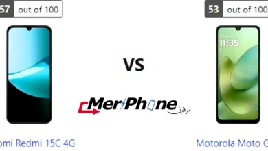 رسم بياني لأداء المعالج في Xiaomi Redmi 15C 4G و Motorola Moto G06