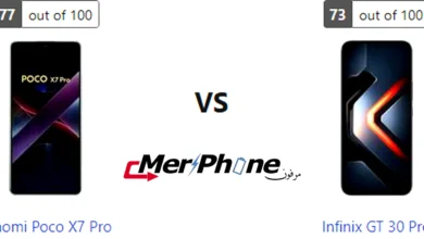 توزيع الأزرار والمنافذ في Xiaomi Poco X7 Pro و Infinix GT 30 Pro