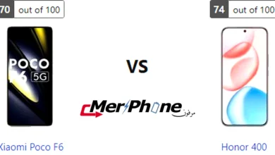 صورة توضح دعم الجيل الخامس 5G في Xiaomi Poco F6 و Honor 400