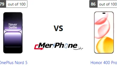 مقارنة الحرارة أثناء اللعب في OnePlus Nord 5 و Honor 400 Pro