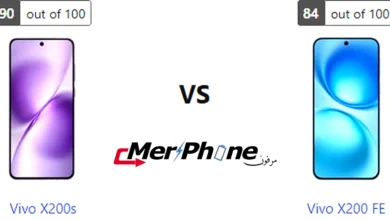 مقارنة شكل الإطار المعدني بين Vivo X200s و Vivo X200 FE