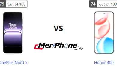 مقارنة الحرارة أثناء اللعب في OnePlus Nord 5 و Honor 400