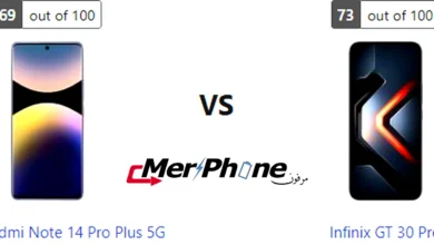 صورة حقيقية تجمع بين Xiaomi Redmi Note 14 Pro Plus 5G و Infinix GT 30 Pro