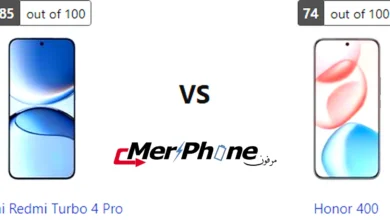 مقارنة لقطة الشاشة المطولة في Xiaomi Redmi Turbo 4 Pro و Honor 400