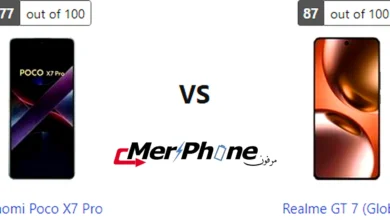 صورة توضح التنقل بالإيماءات في Xiaomi Poco X7 Pro و Realme GT 7 (Global)