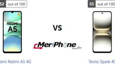 صورة توضح الألبومات والمعرض في Xiaomi Redmi A5 4G و Tecno Spark 40