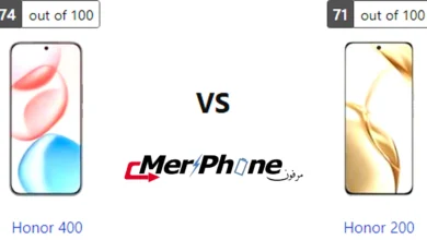 مقارنة الحواف السفلية والعلوية لـ Honor 400 و Honor 200