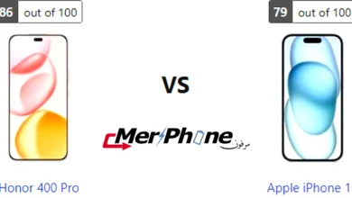 مقارنة واجهة المستخدم في Honor 400 Pro و Apple iPhone 15