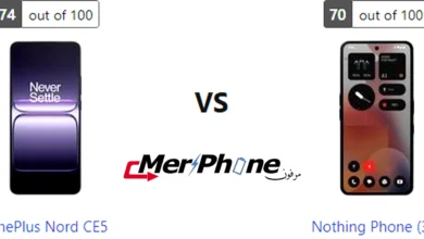 صورة توضح الثيمات المتاحة لـ OnePlus Nord CE5 و Nothing Phone (3a)