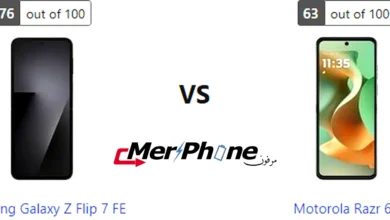 صورة توضح وضع الألعاب في Samsung Galaxy Z Flip 7 FE و Motorola Razr 60