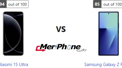 مقارنة دقة التفاصيل في الشاشة بين Xiaomi 15 Ultra و Samsung Galaxy Z Fold 7