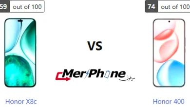 عرض جانبي يوضح انحناء الشاشة في Honor X8c و Honor 400