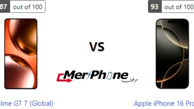 صورة توضح الإضاءة المنخفضة في Realme GT 7 (Global) و Apple iPhone 16 Pro Max