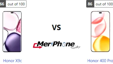 صورة توضح واجهة تطبيق الكاميرا لـ Honor X9c و Honor 400 Pro