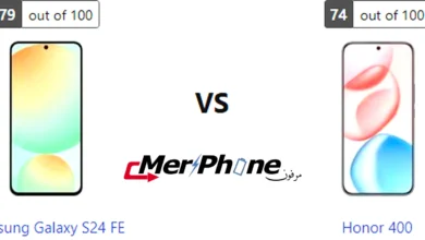 مقارنة القوائم والإعدادات في Samsung Galaxy S24 FE و Honor 400
