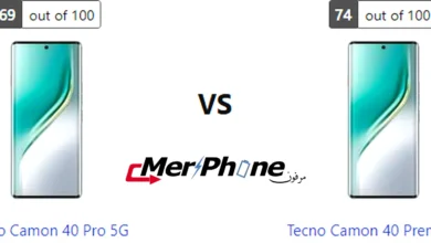 مقارنة سرعة الغالق في الكاميرا لـ Tecno Camon 40 Pro 5G و Tecno Camon 40 Premier 5G