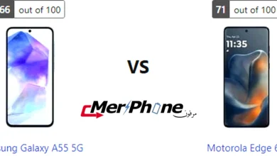مقارنة تفاصيل التصنيع في Samsung Galaxy A55 5G و Motorola Edge 60