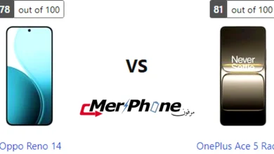 صورة تستعرض ألوان Oppo Reno 14 و OnePlus Ace 5 Racing