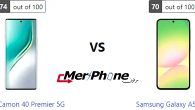 رسم بياني لأداء المعالج في Tecno Camon 40 Premier 5G و Samsung Galaxy A56 5G