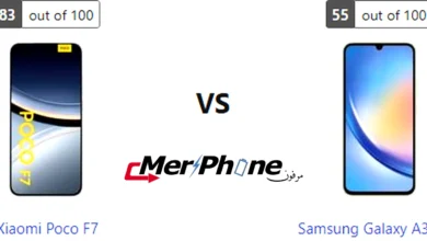 مقارنة الويدجت في الشاشة الرئيسية لـ Xiaomi Poco F7 و Samsung Galaxy A34 5G