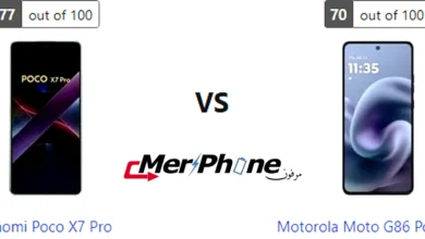 صورة توضح التصوير البطيء في Xiaomi Poco X7 Pro و Motorola Moto G86 Power 5G
