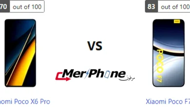 مقارنة صندوق الهاتف لـ Xiaomi Poco X6 Pro و Xiaomi Poco F7