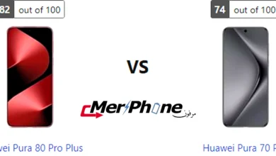 مقارنة الويدجت في الشاشة الرئيسية لـ Huawei Pura 80 Pro Plus و Huawei Pura 70 Pro
