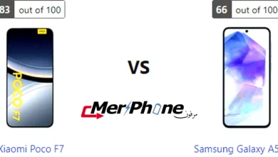 مقارنة الثبات البصري OIS في Xiaomi Poco F7 و Samsung Galaxy A55 5G