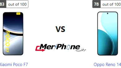 مقارنة صندوق الهاتف لـ Xiaomi Poco F7 و Oppo Reno 14