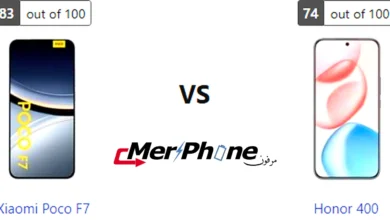 صورة توضح شعار الشركة على Xiaomi Poco F7 و Honor 400