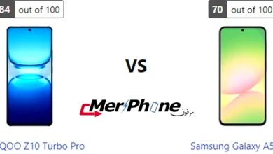 صورة توضح الاختصارات في Vivo iQOO Z10 Turbo Pro و Samsung Galaxy A56 5G