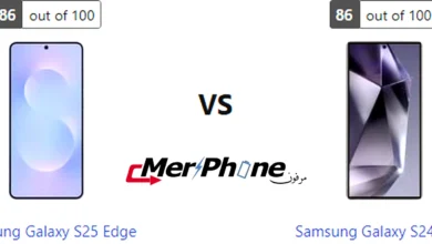 صورة توضح دعم شريحة الاتصال في Samsung Galaxy S25 Edge و Samsung Galaxy S24 Ultra