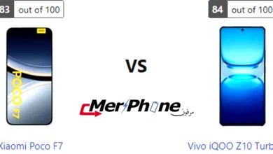 صورة توضح المساحة الخاصة في Xiaomi Poco F7 و Vivo iQOO Z10 Turbo Pro