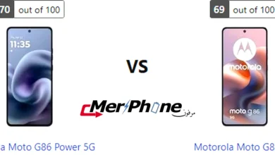 صورة توضح نصوع الألوان في شاشة Motorola Moto G86 Power 5G و Motorola Moto G86 5G