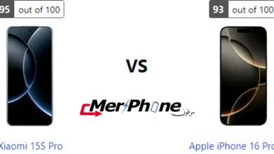 صورة توضح الفلاتر المتاحة في Xiaomi 15S Pro و Apple iPhone 16 Pro Max